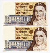 Irlandia 5 funtów 1999 P.75 UNC