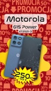 Motorola Moto G15 Power 8/128GB | Uszkodzony ekran i port | Dotyk działa!
