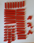 Lego Klocki czerwone Bricks 1 x (60 sztuk)