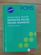 Pons uniwersalny słownik niemiecko- polski polsko- niemiecki 