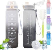 Sportowa butelka na wodę, 1 l, szczelna, na rower, siłownię  ROISDIYI