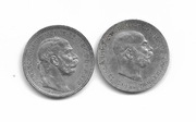 1 Korona 1915 + 1 Korona 1914