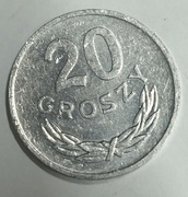 Moneta 20 groszy  1985 rok nie czyszczona 