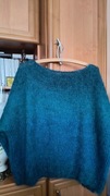 Sweter, jedwab, cieniowany, hand made