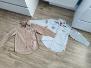 Zestaw 2szt Reporter koszula 128 100% bawełny 