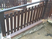 Płotek drewniany ozdobny.