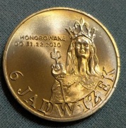 6 Jadwiżek Radomsko 2010 moneta zastępcza 