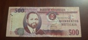 BANKNOT MOZAMBIK 500 METICAIS 2006 ROK 