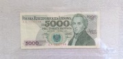 Banknot 5000 zł 1982 rok - Seria EA