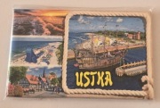 Magnes na lodówkę USTKA Błtyk Mielno Gdańsk Hel Jurata Sopot Serbinowo(1K).