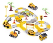 Tor wyścigowy 305 elementów DIY auta konstrukcyjne 3–8 lat