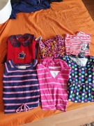 Zestaw -duża paka ubrań dla dziewczynki na 128-140