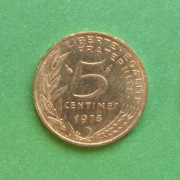 Francja 5 centymów, 10 centymów 2szt