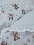 Kołderka z poduszką. Zestaw do wózka, kołyski,kosza Mojżesza.