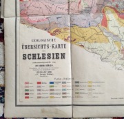 Mapa geologiczna Śląska 1890 rok