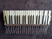 Akordeon klawiatura części
