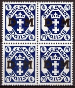 WMG, Fi U20, czwórka znaczków czystych** z klejem i bez podlepki