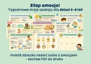 PDF do druku zestaw ćwiczeń samokontroli dla dzieci od 5 do 8 lat