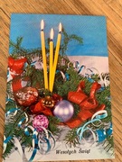 Kartka Świąteczna Prl