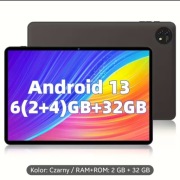 Tablet 10,1 cala z Androidem 13, czterordzeniowy procesor, bateria 6000 mAh
