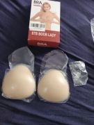 Wkładki Osłonki silikonowe na Sutki 2 szt Kolor beżowy 