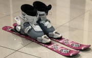 Komplet narty Skitty 80+ buty Salomon 19,0-19,5 cm