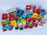 Klocki lego duplo mix samochody figurki ludziki motor części pojazdów