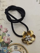 Złoty kwiatek kwiatuszek kwiat naszyjnik kolia choker Fashion Jewelry modny