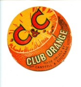 Trzy podstawki pod napoje: C & C  Club Lemon i Club Orange