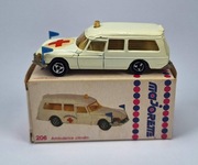 MAJORETTE No 206 - CITROEN DS 21 AMBULANCE, pudełko, Made in France