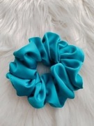 Gumka do włosów typu Scrunchies Standard Turkus 