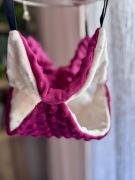 Hamak dla szczura/ chomika podwójny 25x25 miękkie legowisko do klatki Minky