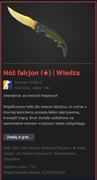 Nóż falcjon | Wiedza | OKAZJA SKINY CS:GO / CS2 KOSA 