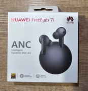 Słuchawki dokanałowe HUAWEI FreeBuds 7i ANC Czarny,nowe,oryginalne