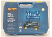 ZESTAW KLUCZY GRZECHOTKOWYCH Z NASADKAMI NITEO 94 ELEMENTY