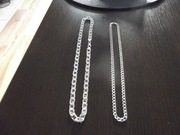 Łańcuszek splot pancerka waga 20 gr dł 52mm szer 5mm srebro 925