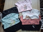 Zestaw 7 koszulek dziewczęcych 134–146 