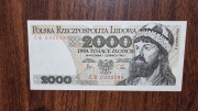 banknot 2000 złotych 1982