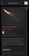 Falchion knife autotronic w cs2