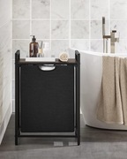 Nowy Kosz na Pranie Vintage z Półką 65L BRAK MATERIAŁU