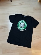 Czarny T-shirt Gildan Softstyle Rozmiar M Starbucks