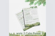 Ankieta weselna A4/A5 pdf do druku Forest