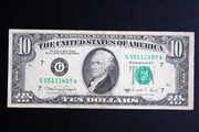 Banknot USA 10 Dolarów 10 USD 1988 A stan 2