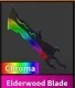 Chroma elderwood blade Roblox murder mystery 2.