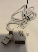 KABEL USB / LIGHTING IPHONE APPLE BIAŁY ZAMIENNIK MICRO USB CE ROHS