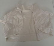 BOLERKO NARZUTKA NA RAMIONA BIAŁA 