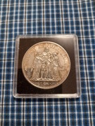 Francja 10 Frankow Herkules 1965 srebro 900       13