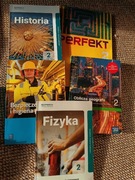 Podręczniki do 2 klasy liceum, technikum. Książki jak nowe. 