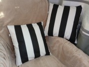 Komplet 2szt poszewki 40x40cm na zakładkę szyte własnoręcznie / bawełna