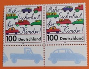 Niemcy DB znaczki 1997 # 1897** Większe bezpieczeństwo dwójka 